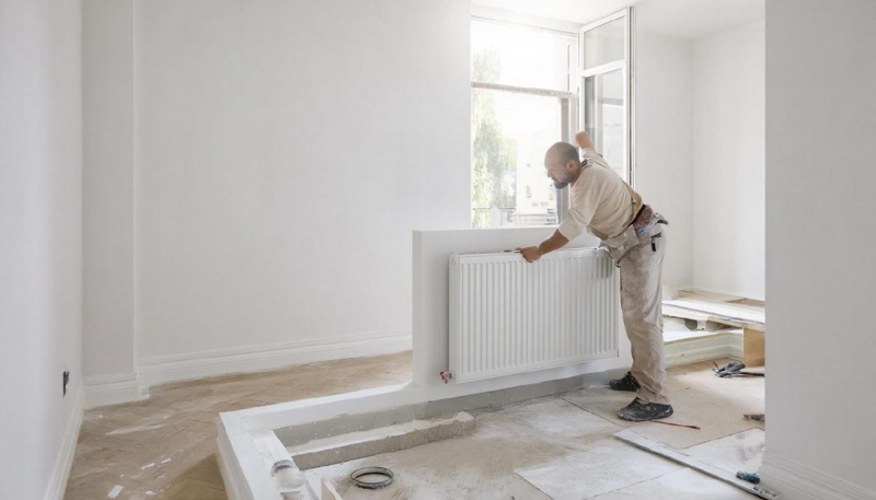 Монтаж радиаторов отопления